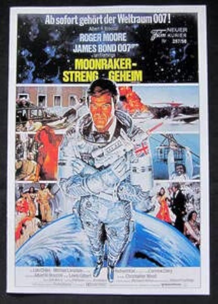 映画ポスター・007/ムーンレイカー MOONRAKER・ロジャー ムーア